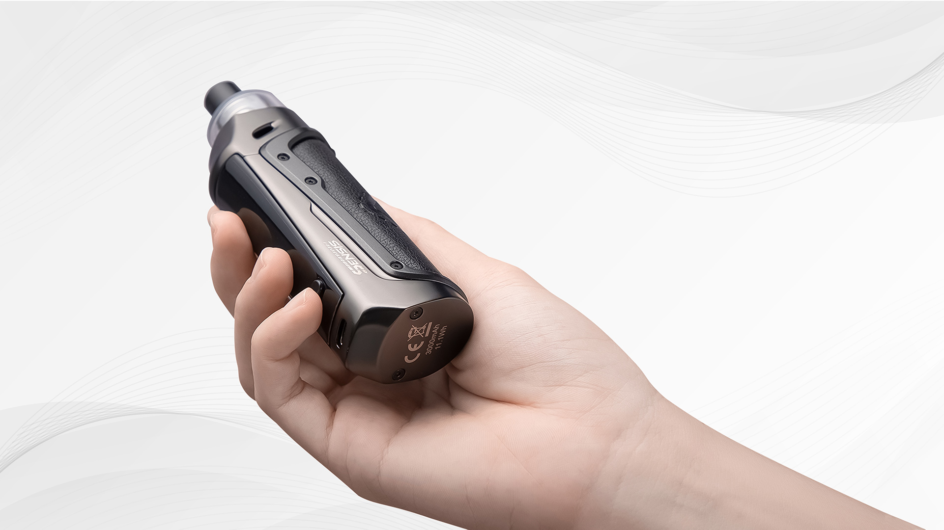 Innokin Sensis's detailed design optimizes user experience and battery life.