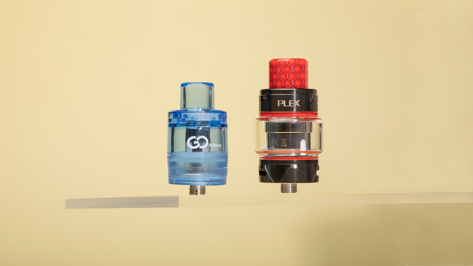 GoMax and Plex tank showcase the diversity in vaping devices, potentially appealing to DTL Tank enthusiasts.