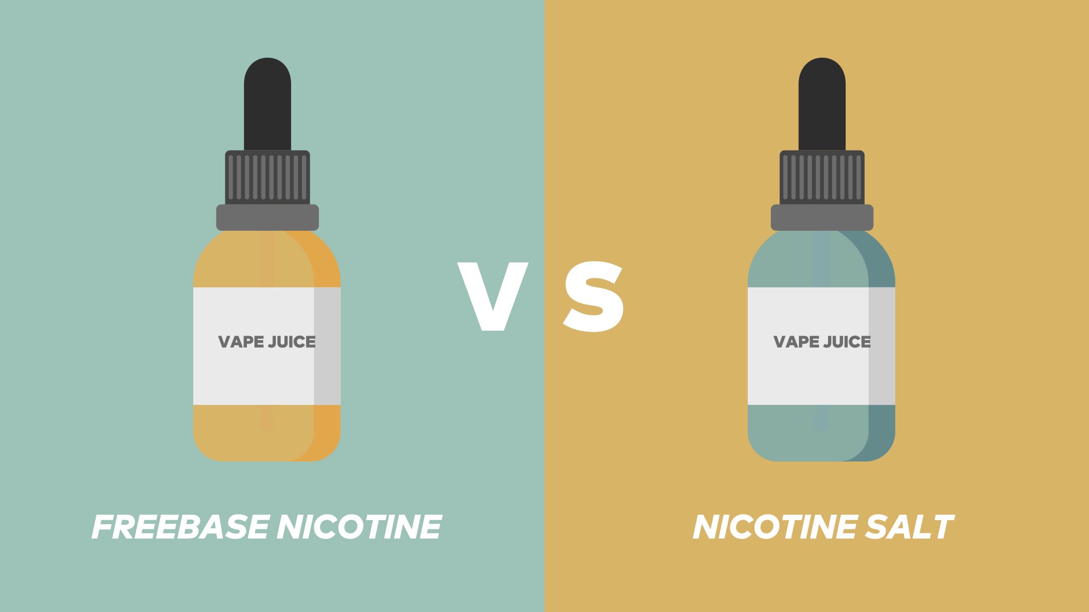 Freebase nicotine vs. nicotine salt