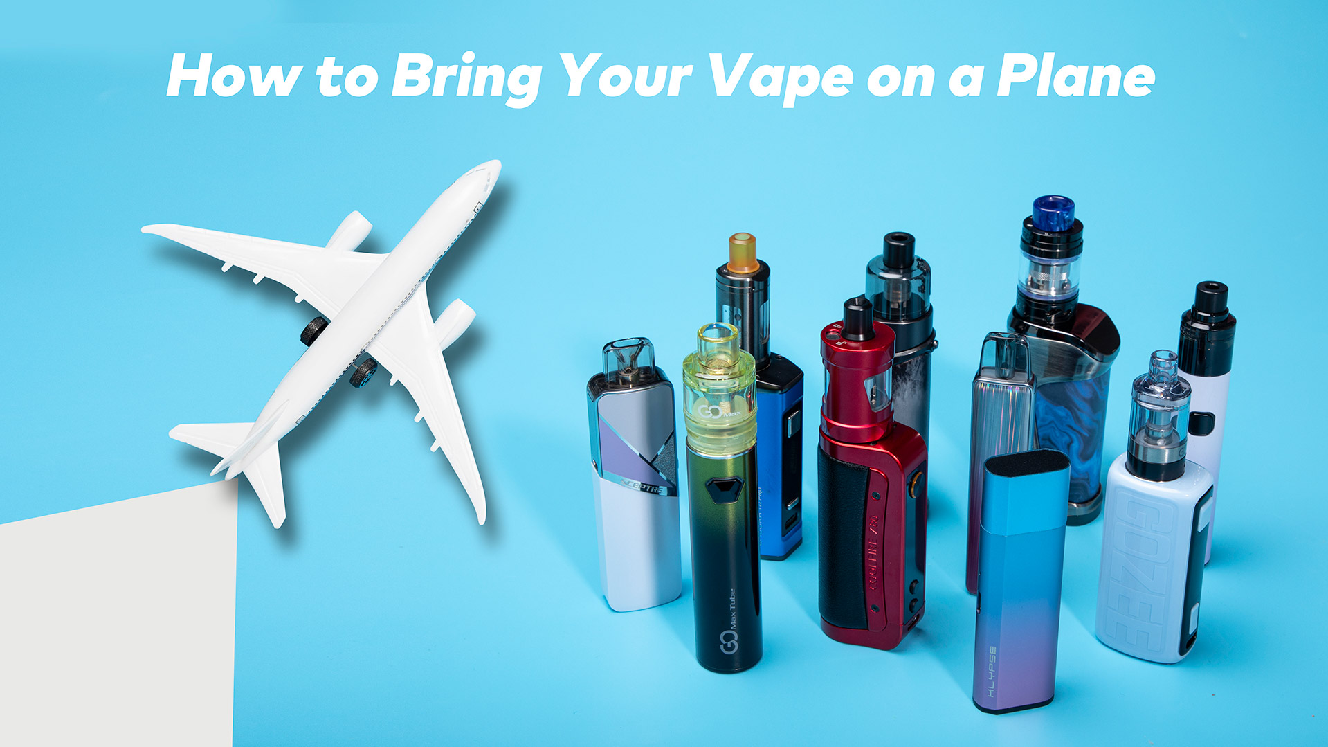 Always follow the airline’s requirements when you bring a vape on a plane.