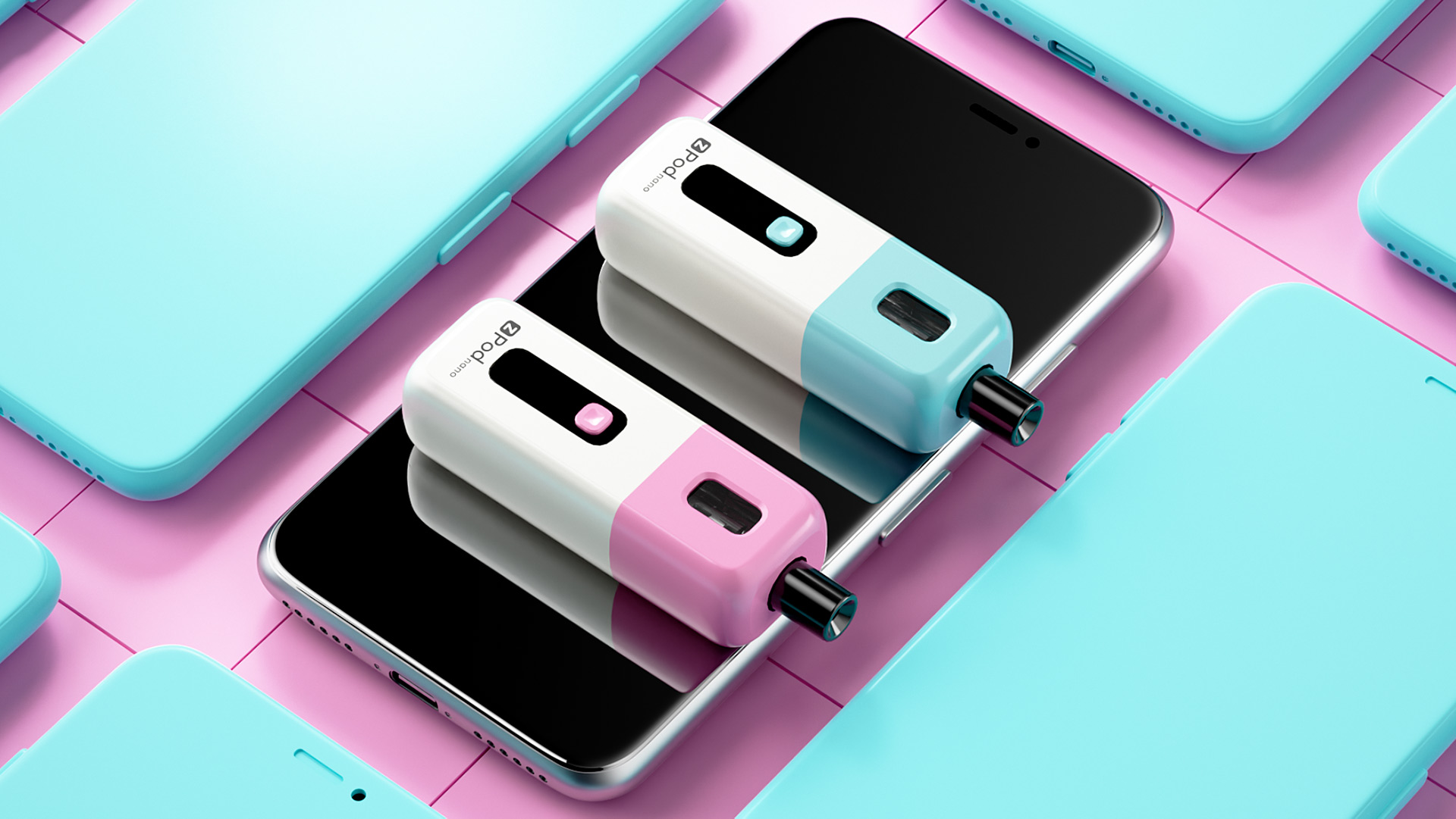 Innokin Z Pod Nano vape device on smartphones