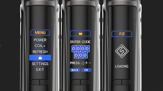 Interface utilisateur -  Innokin Find F