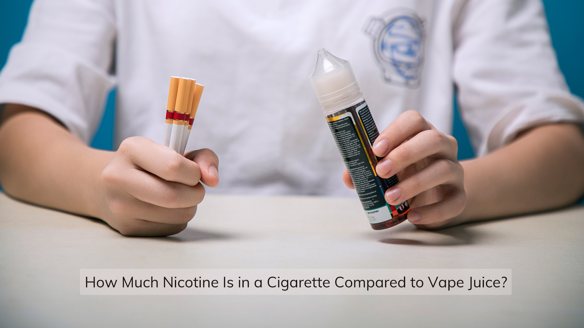 cigarette and vape juice