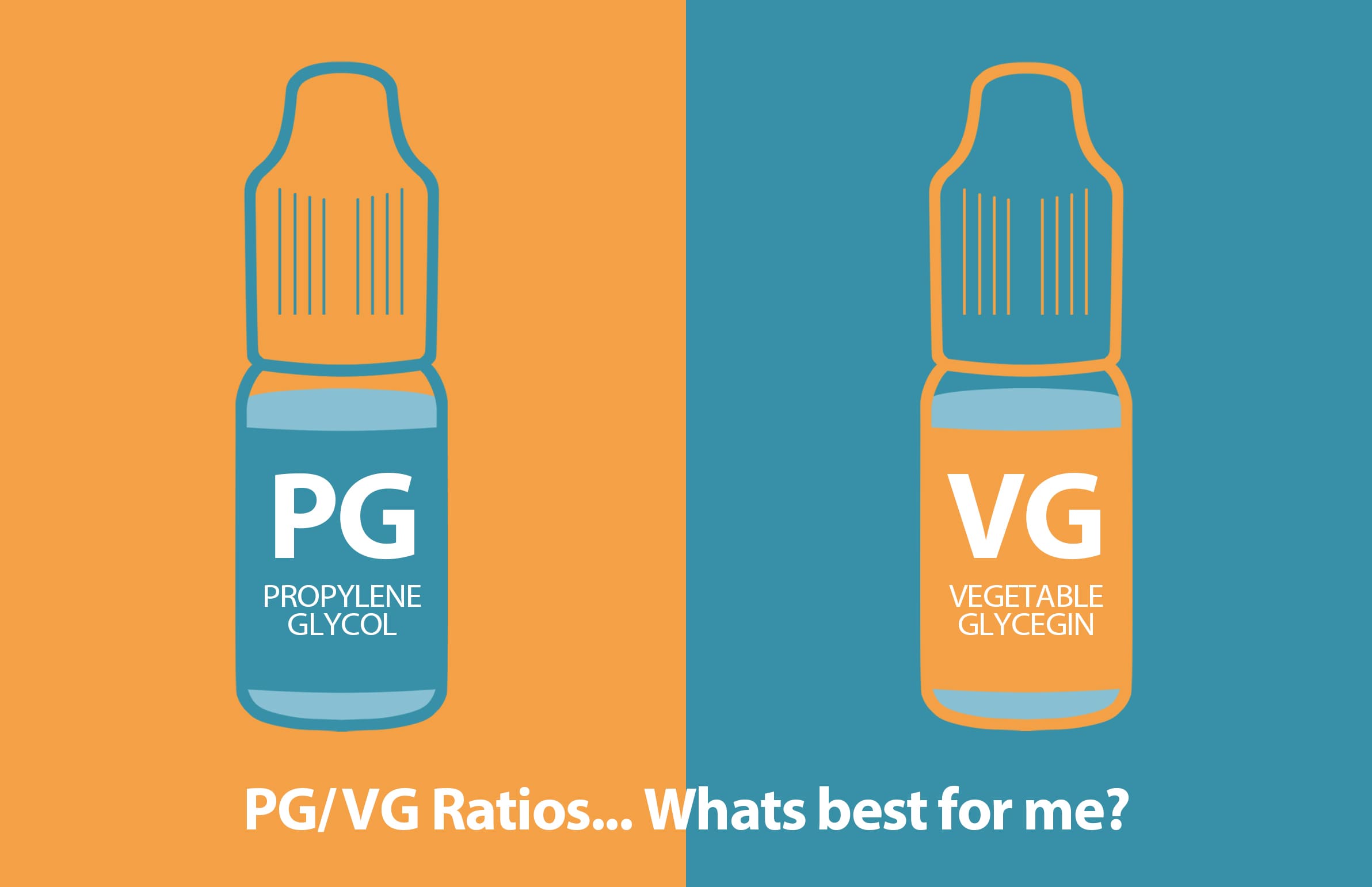 Some people find that e-liquids high in propylene glycol can make them cough.
