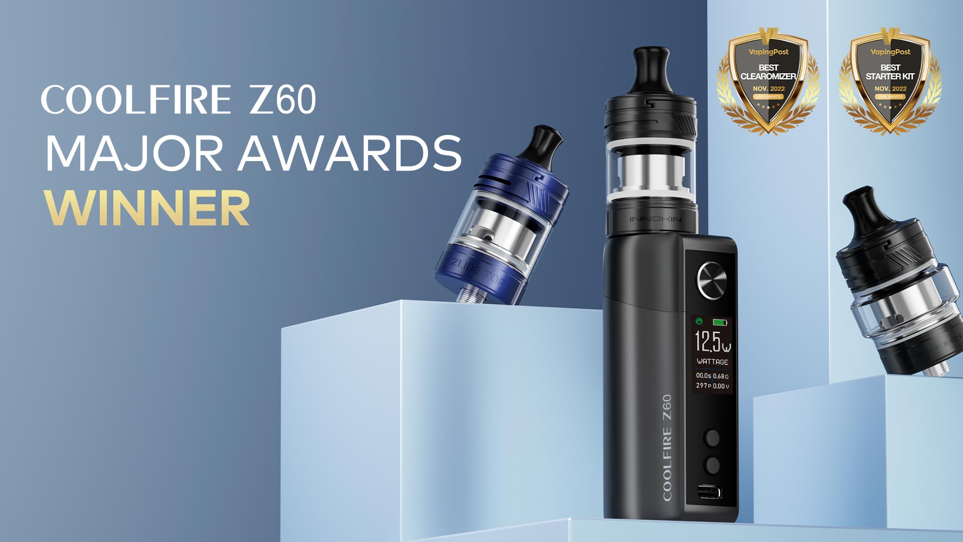 Innokin Coolfire Z60 Kit Wins Major Awards Upon Launch