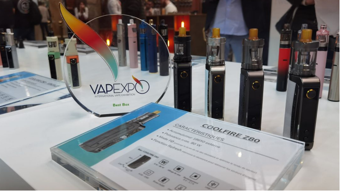 Innokin Coolfire Z80 gana el premio Best Box Mod en Paris Vape Expo 2021